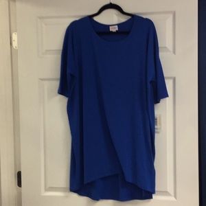 LuLaRoe Irma XL NWT Cobalt Blue